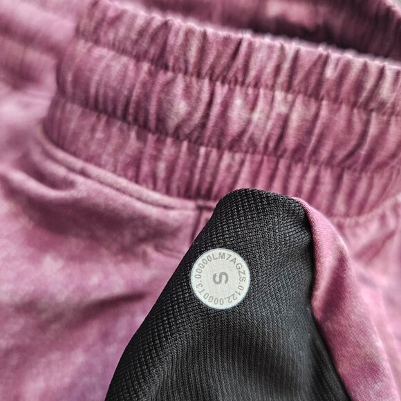 Lululemon Mens Pace Breaker Short 9", Lined, Purple Dye Wash, Size Small - Picture 5 of 9